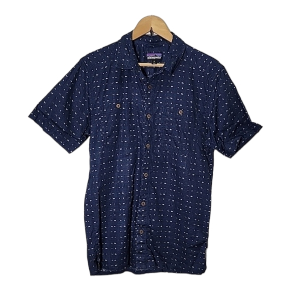 Patagonia Other - Patagonia Hemp organic cotton blend button down short sleeve shirt size M